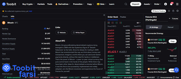 اطلاعات قیمتی و توکنومیکس 