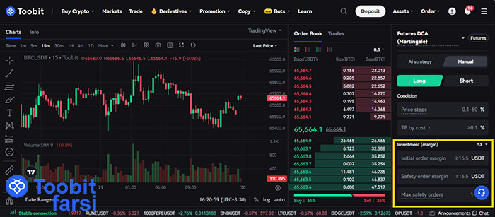 مارجین سفارش